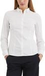 Marc O'Polo Damen Hemdbluse mit Stretch-Anteil elegant, Wei&szlig; (White), 38