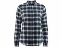 Fjallraven Damen Long Sleeved T-Shirt Övik Flannel Shirt W, Dark Navy, L, 89833