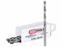 KS Tools 330.2030 HSS-G Spiralbohrer, 3mm, 10er Pack