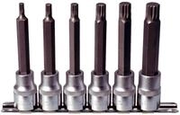 KS Tools 911.1358 1/2" Bit-Stecknuss-Satz XZN, lang, 6-tlg., M5-M14