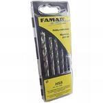FAMAG Holzspiralbohrer-Satz HSS 5-tlg. *3 in Kunstst.-Box 3-4-5-6-8 mm 5-teilig in