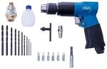 Scheppach Druckluft Bohrschrauber Druckluftbohrer Set | Bohrfutter 1-10mm 