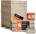 Holzbriketts RUF Original Red - Hartholzbriketts Palette 960 kg (96x10 kg) - Premium