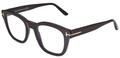 TOM FORD Unisex FT5542-B Lunettes de Soleil, Shiny Black, 50