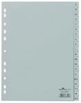 DURABLE Hunke & Jochheim Register, PP, A - Z, grau, A4 volldeckend, 215/230 x...