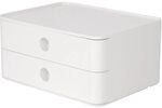 HAN Schubladenbox Allison SMART-BOX mit 2 Schubladen und Trennwand, Kabelf&uuml;hrung,