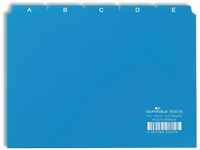 Durable Leitregister A - Z, A5 quer, 1 Stück, blau, 365006