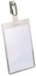 Durable Namensschild (mit Clip, 90 x 60 mm, Kunststoff) Packung &agrave; 25 St&uuml;ck,