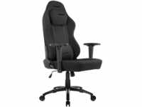 AKRacing Chair Opal Bürostuhl, Stoff, Schwarz/Schwarz, 5 Jahre Herstellergarantie