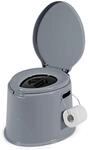 GOPLUS 5L Campingtoilette, Tragbare Toilette, Reisetoilette mit
