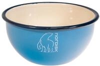 Nordisk Madam Bla Bowl 700 Ml Blau - Robuste vielseitige Retro Emaille Sch&uuml;ssel,