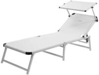 BRUNNER Strandliege Marbella wei&szlig;