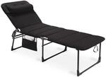 Cama regulable extra ancha aluminio Pintado 3 Patas altas.Tejido acolchado