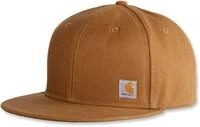 Carhartt Herren Firm Duck Flat Brim Kappe, Carhartt&reg; Braun, OFA