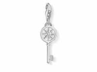 Thomas Sabo Damen Charm-Anhänger Schlüssel mit Stern 925 Sterling Silber