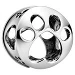 PANDORA Offen gearbeiteter Hundepfotenabdruck Charm Sterling-Silber 9 x 11,5 x 11,5