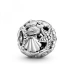 PANDORA Offen gearbeitetes Seestern, Muschel und Herzen Charm Silber, 11 x 11 x...