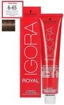 Schwarzkopf - Igora Royal Haarfarbe, 60 ml, Farbton 6-65, dunkelblond, goldbraun