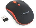 MOUSE USB OPTICAL WRL BLACK/RED MUSW-4B-03-R GEMBIRD