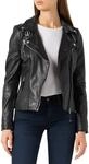 Freaky Nation Damen Biker Princess Jacke, per Pack Schwarz (Shadow 9015), XX-Large