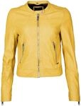Maze Damen Lederjacke Grenada Yellow XL