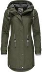 PEAK TIME Damen Regenmantel L60042, wasserdicht und tailliert