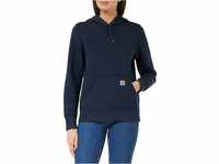 Carhartt Damen Relaxed Fit, mittelschweres Sweatshirt, Marineblau, XL