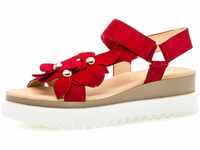 Gabor Bryce Flower Trim Womens Sandals 4.5 UK/ 37.5 EU Rubin Suede