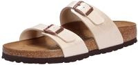Birkenstock Damen Sydney Graceful Pearl White, Birko Flor Sandal, 42 EU