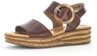 Gabor Damen Plateausandalen 64.550-4 cm Plateauabsatz & Klettverschluss - Elegante