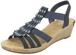 Rieker 62436, Damen Geschlossene Sandalen, Blau (pazifik), 41 EU (7.5 UK)
