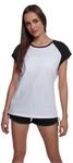 Urban Classics Ladies T-Shirt Contrast Raglan Tee, l&auml;ssiges Raglan T-Shirt f&uuml;r