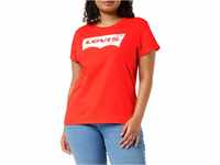 Levi's Damen The Perfect Tee T-Shirt,Batwing Poppy Red,XS
