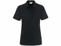 HAKRO Damen Polo-Shirt Performance - 216 - schwarz - Größe: XS
