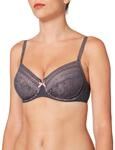 Rosa Faia Damen Fleur Underwired B gel BH, Grau (Anthrazit 408), 85E