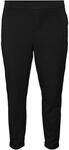 VERO MODA Damen Vmcmaya Mw Loose Solid Pant Cur Noos Trousers, Schwarz, 54W / 32L EU