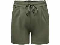 ONLY CARMAKOMA Damen Kurze Stoff Hose Plus Size Stretch Bermuda Shorts in