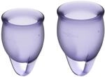 Satisfyer Feel Confident Menstruationstasse 2 St&uuml;ck | Wiederverwendbare &