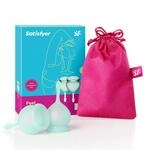 Satisfyer Feel Good Menstruationstasse 2 St&uuml;ck | Hautfreundliches Silikon 