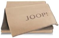 Joop! Wohndecke Melange - Doubleface Baumwollmischung beige-braun Gr&ouml;&szlig;e 150x200 cm