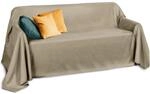 Beautissu Tagesdecke 210x280 cm &Uuml;berwurfdecken f&uuml;r Sofa Romantica Wildleder-Optik