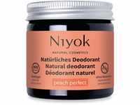 Niyok® 2-in-1 anti-transpirante Deocreme "Peach Perfect" (40ml) •...