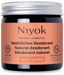 Niyok 2-in-1 anti-transpirante Deocreme "Peach Perfect" (40ml) &bull; Nat&uuml;rliches Deo