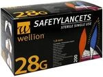Wellion Safetylancets Sicherheitslanzette, 28g 1.5 Mm