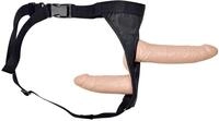 You2Toys Double Dong Strap-On - doppelter Stimulator f&uuml;r lesbische Paare,