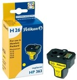 Pelikan H26 Druckerpatrone ersetzt Hewlett Packard HP363 C8773EE, 6 ml, gelb