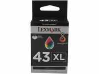Lexmark 18YX143E 43XL Tintenpatrone dreifarbig hohe Kapazität 500 Seiten