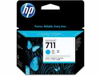 HP 711 3er-Pack Cyan 29 ml Original Druckerpatrone (CZ134A) mit originaler HP...