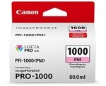 Canon Tintenpatrone PFI-1000 PM Fotomagenta 80 ml ORIGINAL f&uuml;r imagePROGRAF...