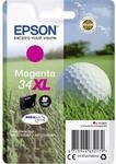 Epson Original Golfball DURABrite 34XL extra gro&szlig;e Einzel-Tintenpatrone Magenta &ndash;